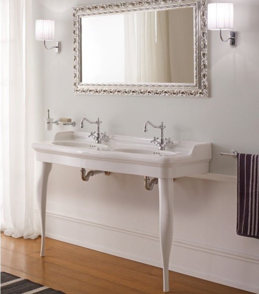 Ножки Scarabeo Castellana керамические 2 шт цвет белый 5304