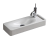 Раковина Scarabeo HUNG подвесная без перелива с одним отверстием с полотенцедержателем цвет белый 1511