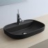 Раковина Scarabeo GLAM полувстраиваемая без перелива с одним отверстием цвет черный матовый 1810 49