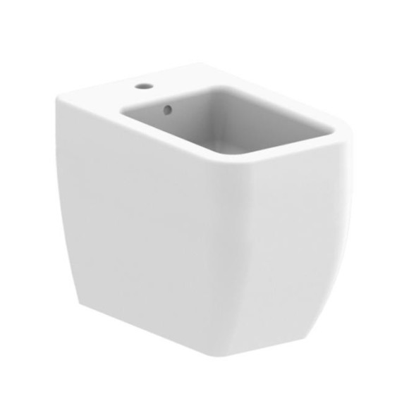 Биде Scarabeo TEOREMA 2.0 напольное с одним отверстием цвет белый 5139 Биде Scarabeo TEOREMA 2.0 напольное с одним отверстием цвет белый 5139