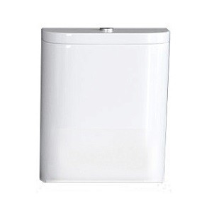 Бачок Scarabeo TEOREMA 2.0 моноблок с механизмом двойного смыва цвет белый кнопка хром 5141+10022