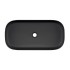 Раковина Scarabeo GLAM накладная без перелива без отверстий цвет черный матовый с антибактериальным и грязеотталкивающим покрытием BIOKER 1803 49 BK