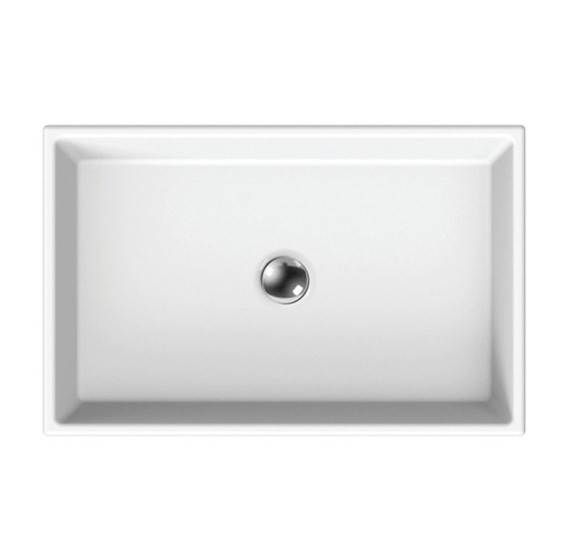 Раковина Scarabeo TEOREMA 2.0 накладная без перелива без отверстий цвет белый 5101