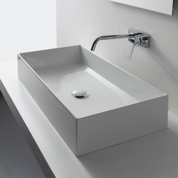 Раковина Scarabeo TEOREMA 2.0 накладная без перелива без отверстий цвет белый 5102